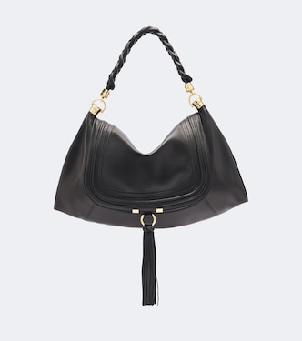 Marcie Foulard Large leather shoulder bag | Chloé