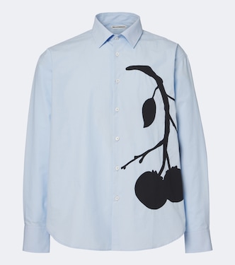 Chemise en coton à appliqués | JW Anderson