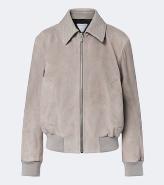 인트레치아토 스웨이드 블루종 재킷 | Bottega Veneta