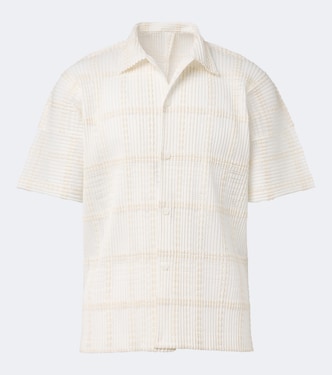 Lace Grid Pleats pleated shirt | Homme Plissé Issey Miyake