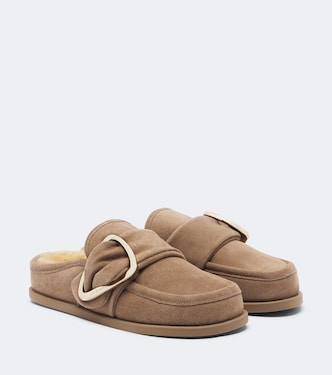 Mules en daim et shearling | Inuikii