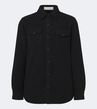 Camisa de cachemir con espinelas | God's True Cashmere