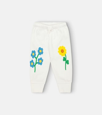 Baby floral cotton sweatpants | Stella McCartney Kids