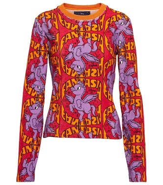 x Disney® printed cotton terry top | Stella McCartney