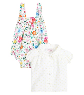 Bebé - set de body Filada y camisa Peonia | La Coqueta