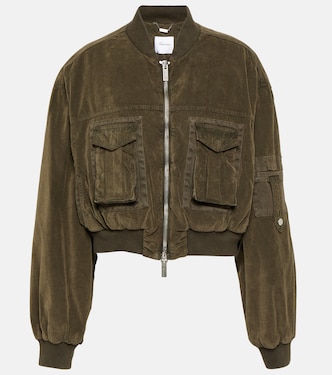 Velvet bomber jacket | Blumarine