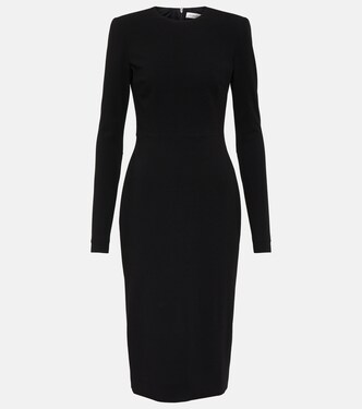Midikleid aus Woll-Crêpe | Victoria Beckham