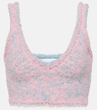 Tweed crop top | Rabanne