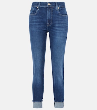 Mid-rise cropped skinny jeans | 7 For All Mankind
