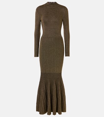 Maxikleid Raquel aus Lamé | Staud