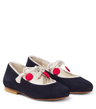Emilda suede Mary Jane flats | Bonpoint