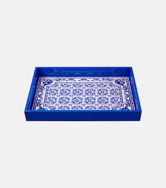 Blu Mediterraneo wooden tray | Dolce&Gabbana Casa