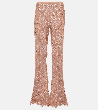 Pantalon bootcut en coton mélangé | Norma Kamali