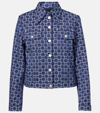 Monogram 72 denim jacket | Givenchy