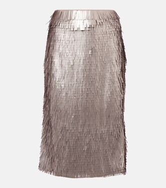 Sequined pencil skirt | Róhe