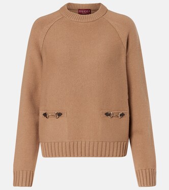 Horsebit wool and cashmere sweater | Gucci
