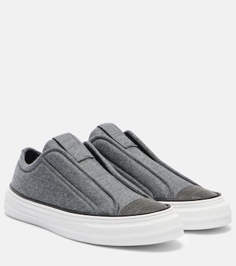 Low-top slip-on sneakers | Brunello Cucinelli
