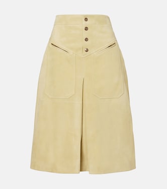 Suede midi skirt | Chloé
