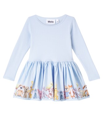 Baby Candi printed cotton-blend dress | Molo
