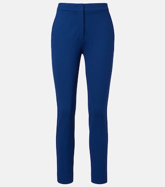 Pegno jersey cropped slim pants | Max Mara