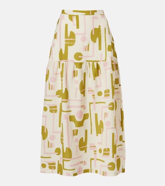 Balearic printed midi skirt | Adriana Degreas