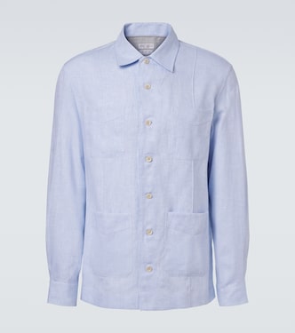 Linen and cotton-blend shirt | Brunello Cucinelli