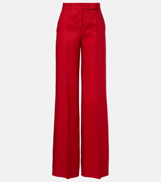 Badesse linen wide-leg pants | Max Mara