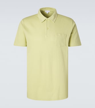 Riviera cotton polo shirt | Sunspel