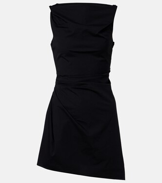 Callie asymmetric cotton minidress | Staud