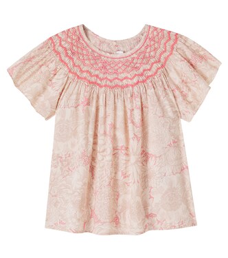 Blusa Adelice floral fruncida | Bonpoint