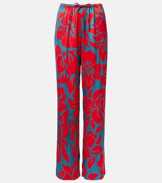 Floral palazzo pants | Dries Van Noten