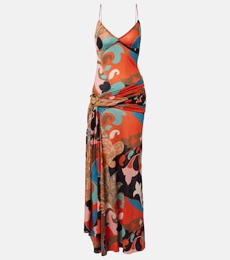 Paisley draped gown | Etro