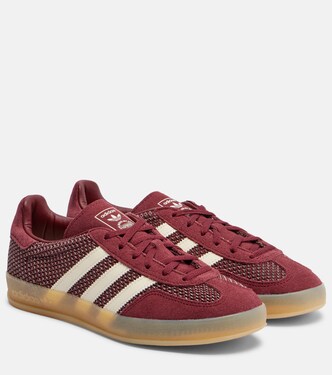 Gazelle Indoor suede-trimmed sneakers | Adidas