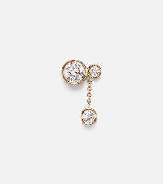 Einzelner Ohrring Grande Lou Diamant aus 18kt Gelbgold mit Diamanten | Sophie Bille Brahe