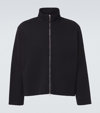 Shrunken cotton zip-up sweatshirt | Our Legacy