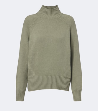 Wool and cashmere turtleneck sweater | Jardin des Orangers