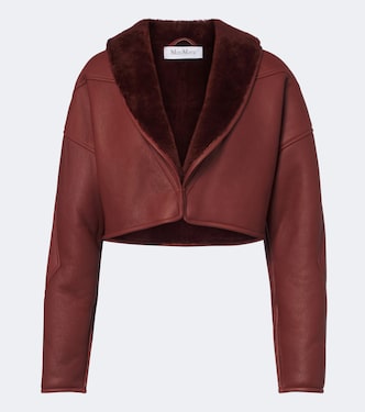Cropped leather jacket | Max Mara