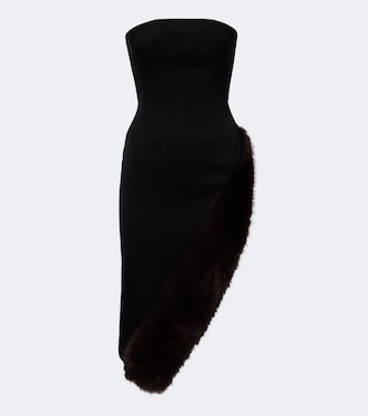 Vestido bustier asimétrico | David Koma