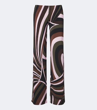 Gerade Hose Iride aus Jersey | Pucci