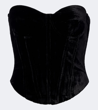 Bustier de terciopelo | Rotate