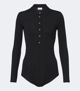 Broderie anglaise jersey bodysuit | Magda Butrym