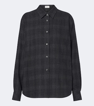 Plaid virgin wool shirt | Magda Butrym