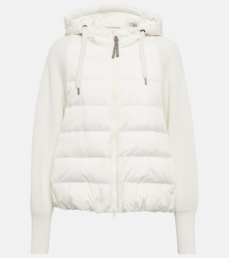 Veste matelassée en cachemire mélangé | Brunello Cucinelli
