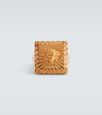 Medusa square ring | Versace