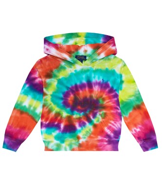 Tie-dye cotton hoodie | Polo Ralph Lauren Kids
