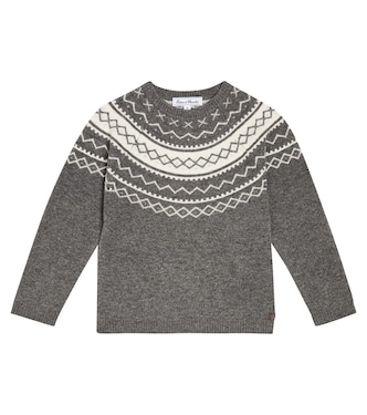 Jacquard wool sweater | Tartine et Chocolat