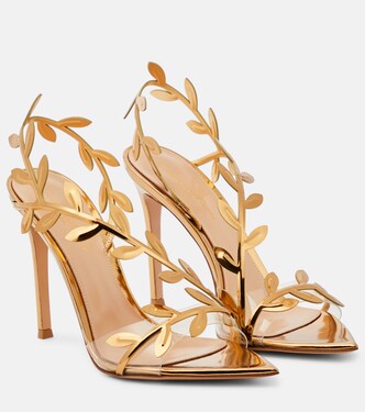 Flavia mirrored leather pumps | Gianvito Rossi