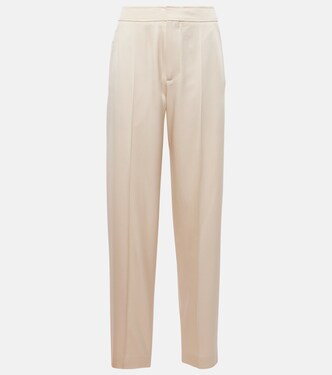 High-rise tapered pants | Brunello Cucinelli