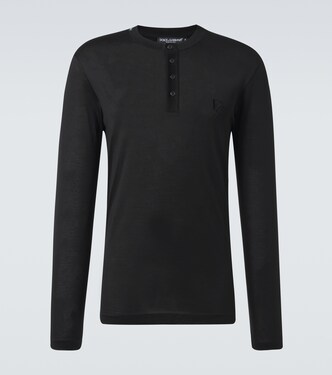 Silk Henley shirt | Dolce&Gabbana