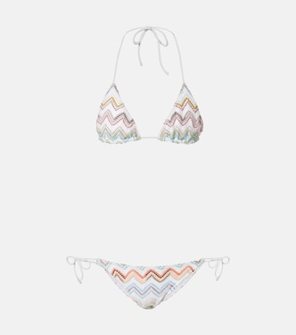 Zigzag crochet bikini | Missoni